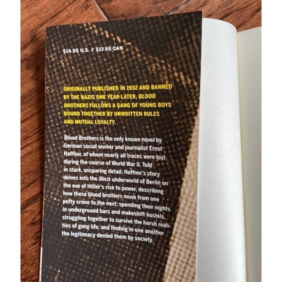 Blood Brothers By Ernst Haffner A Novel Translated By Michael Hofmann - Picture 3 of 4